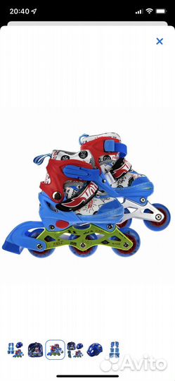 Роликовые коньки Hot Wheels