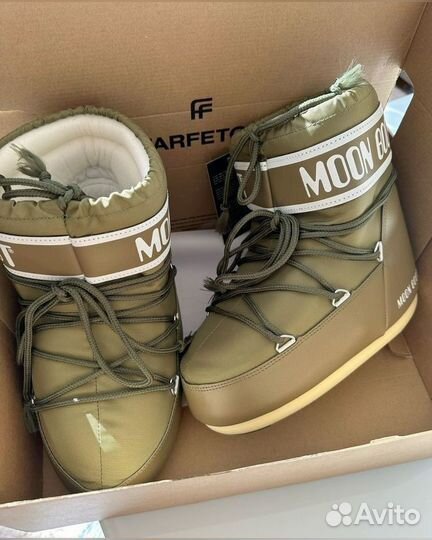 Луноходы Moon Boot Olive