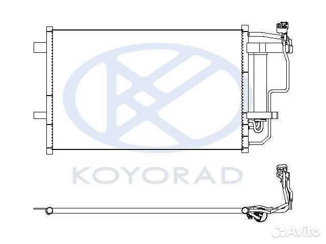 Радиатор кондиционера 3 (Axela)