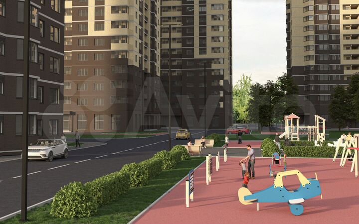 1-к. квартира, 49,1 м², 16/19 эт.