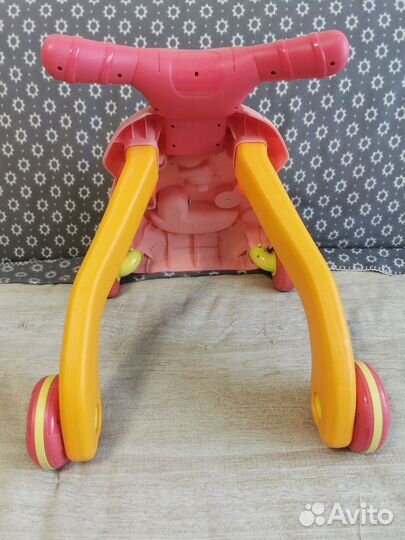 Интерактивная машинка каталка ходунки