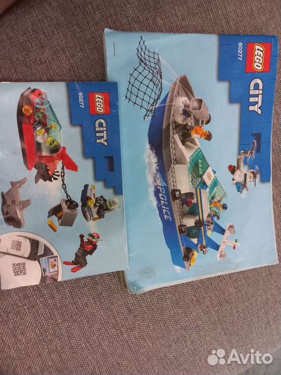 Lego citi игровой набор Катер полиции