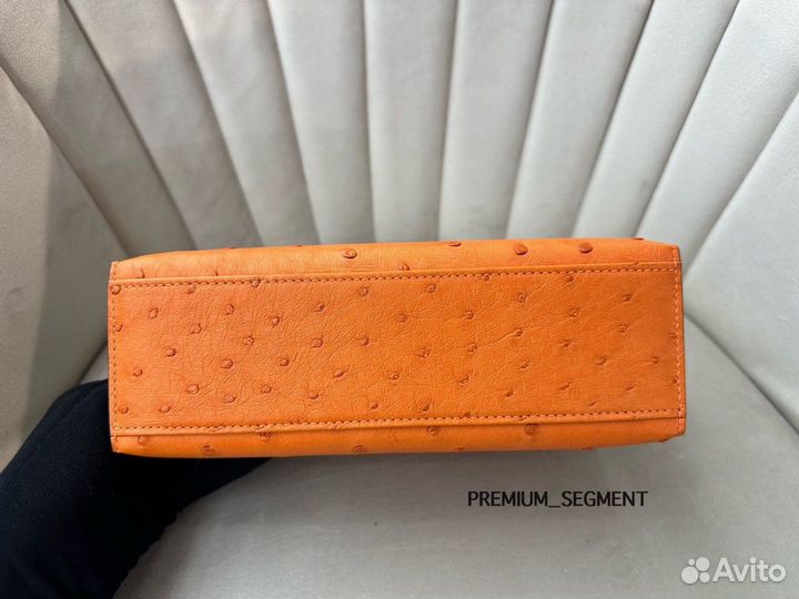 Сумка Hermes Kelly Pochette страус