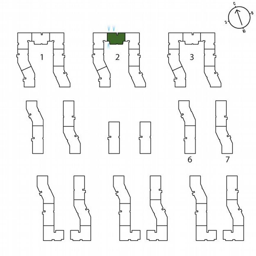 3-к. квартира, 77,8 м², 2/3 эт.