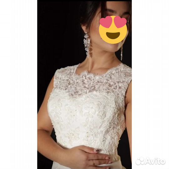 Свадебное платье (новое) 42-44 размер