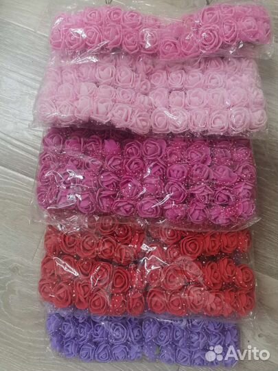 Рукоделие. Розочки из фоамирана