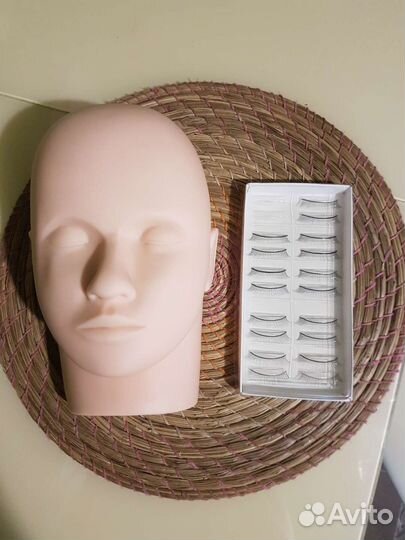 Голова манекен для наращивания ресниц