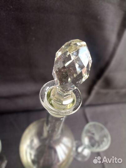 Графин/штоф со стопками/ручная гравировка