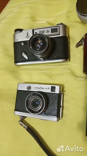 Фотоаппараты ссср:Зенит3м,чайка-2, Фею 5в,смена8