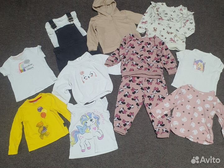 Одежда пакетом на девочку 86-92