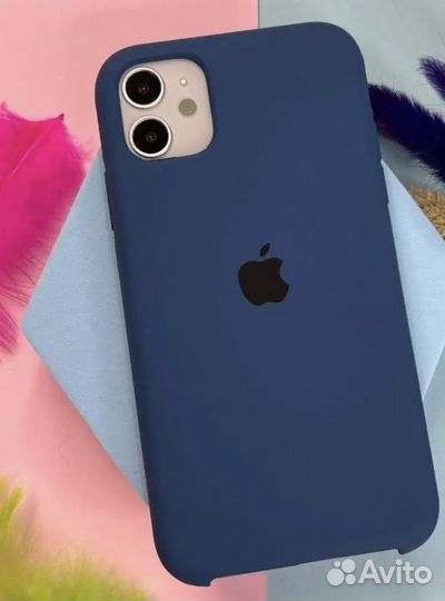 Новый Чехол на iPhone 11 силикон и микрофибра