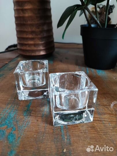 Подсвечники стекло