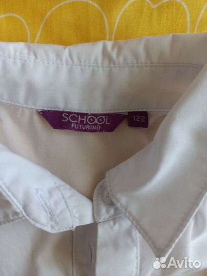Школьные рубашки для девочек 122