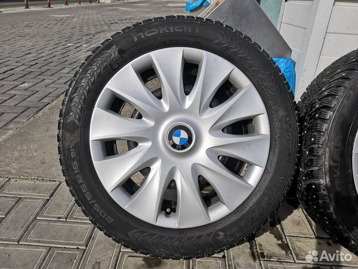 Комплект колес r16 bmw f20-21 шипы Нокиан Хакка 8