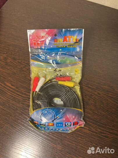 Кабель 3RCA-3RCA