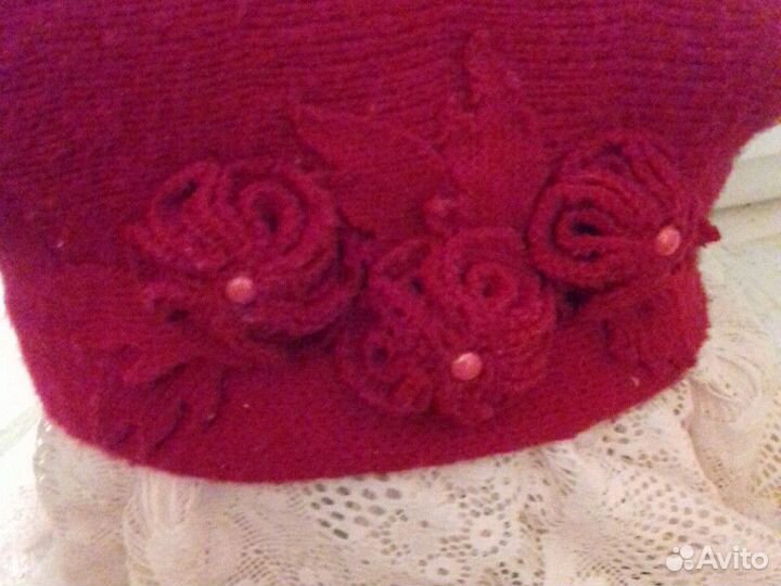 Шапка новая и берет б/у