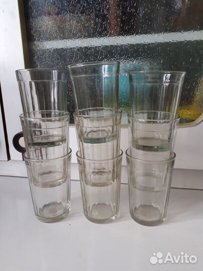 Стеклянная посуда ретро