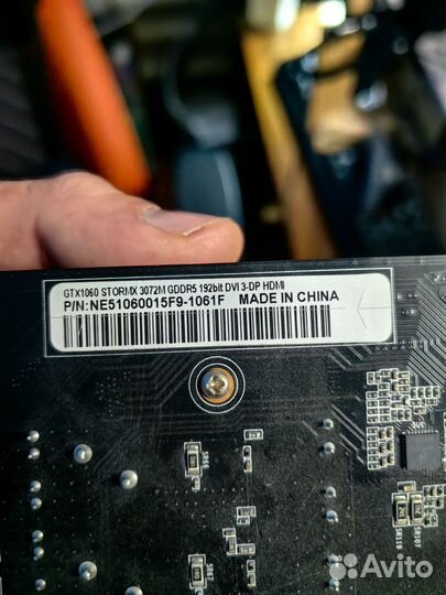 Видеокарта Nvidia geforce gtx 1060 3Gb