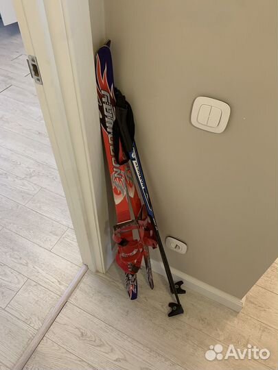 Детские лыжи 110 см + палки nordway оригинал