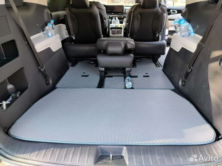 Коврик в багажник ячеистый эва