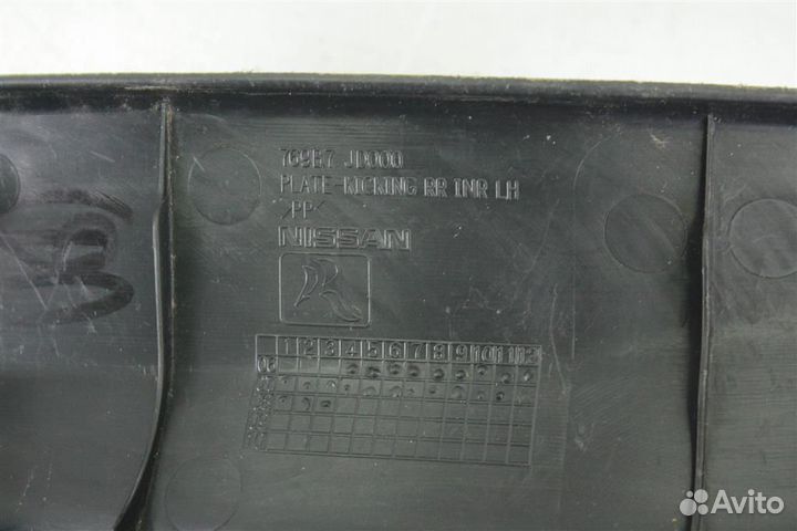 Накладка порога Nissan Qashqai J10