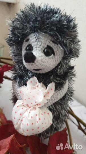 Интерьерная мягкая игрушка ёжик в тумане