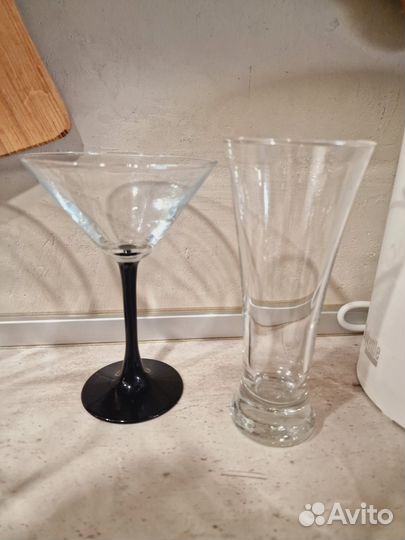 Бокалы для мартини, для шампанского