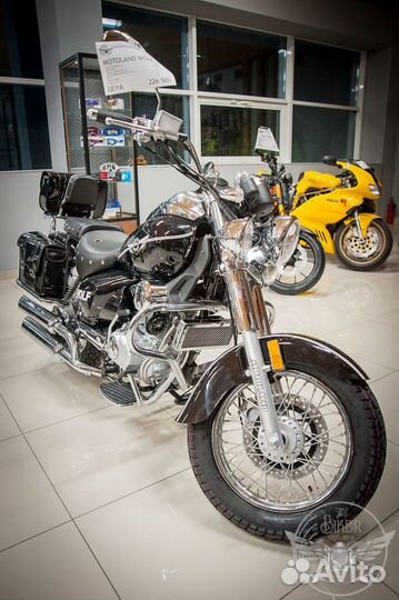 Шикарный новый чоппер Motoland wolf 250