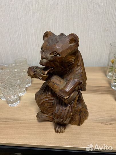 Деревянный медведь СССР