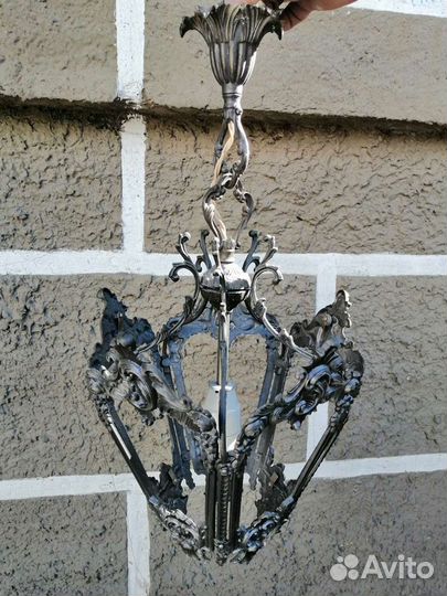 Бронза люстра ссср, винтаж