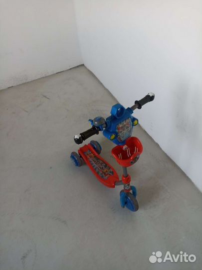 Самокат детский трехколесный
