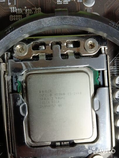 Материнская плата х79+ 2440+16 гб