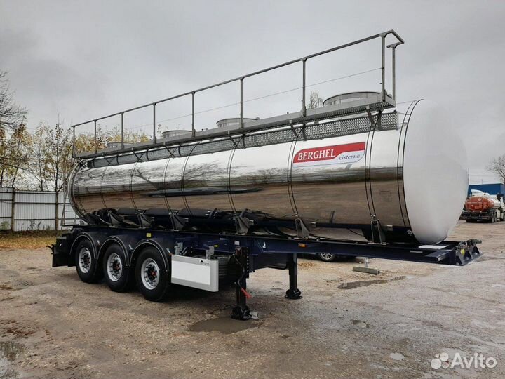 Полуприцеп пищевая цистерна BERGHEL 24500Л 3-осная, 2023