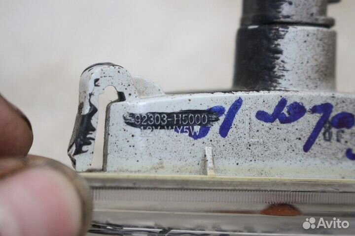 Повторитель на крыло hyundai solaris 2017