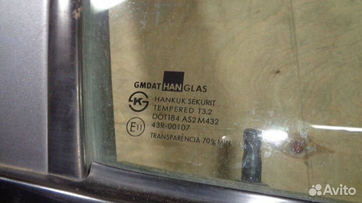 Стекло двери П/П Chevrolet Aveo (T250)