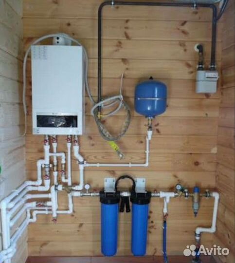 Монтаж систем отопления, водоснабжения, тёплый пол