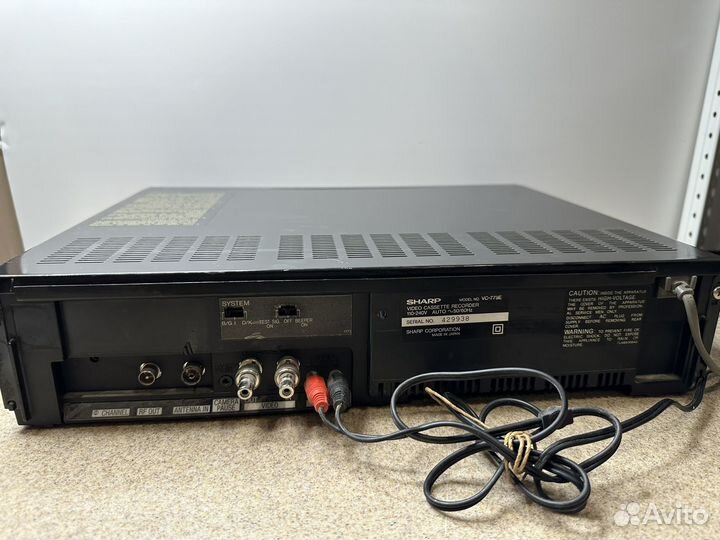 Видеомагнитофон sharp vc-779