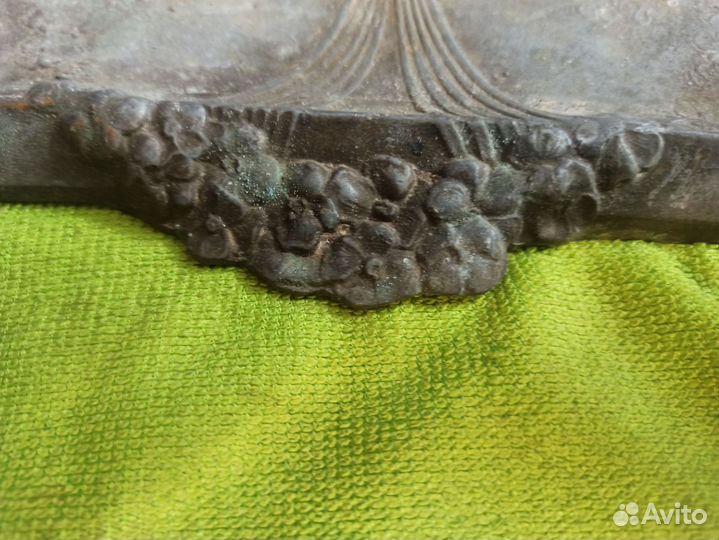 Чернильница старинная с светильником