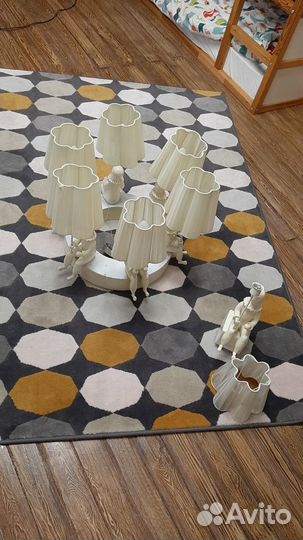 Люстра и бра в комплекте