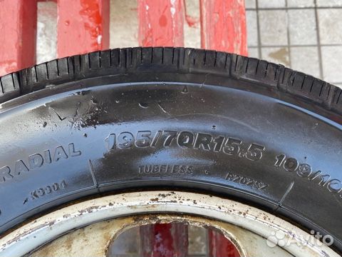 Шины летние с дисками Bridgestone 195/70R15.5