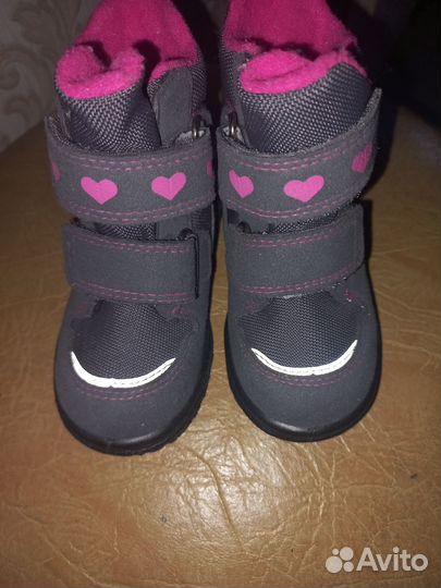 Ботинки на девочку 21 размер
