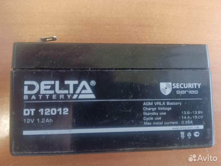 Аккумулятор Delta dt 12012