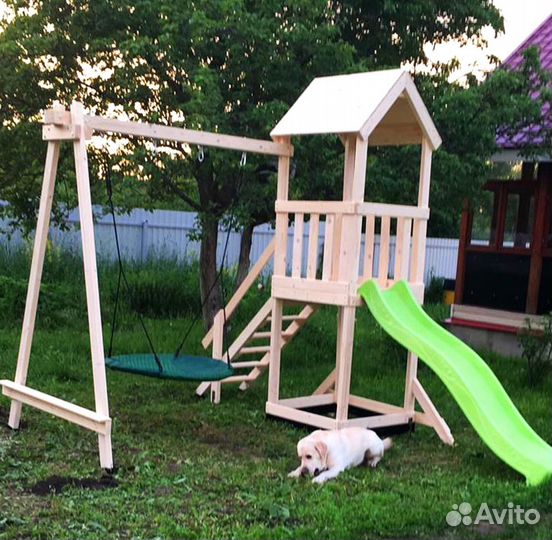 Детский игровой комплекс с горкой