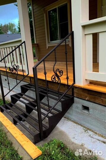 Забежная лестница с установкой
