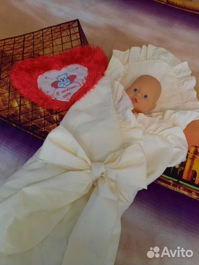 Конверт плед на выписку