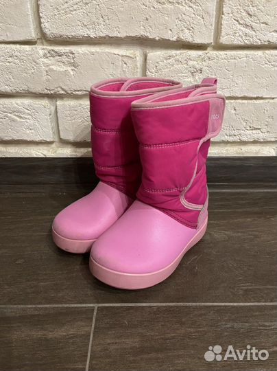Сапоги зимние crocs c9