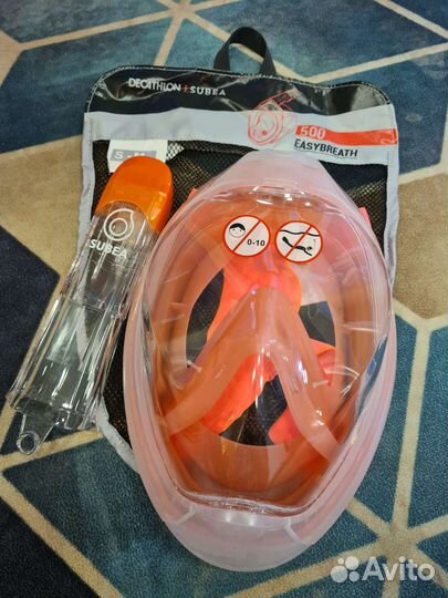 Новая маска декатлон для снорклинга