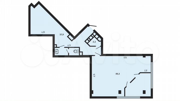 Продам торговое помещение, 105.8 м²