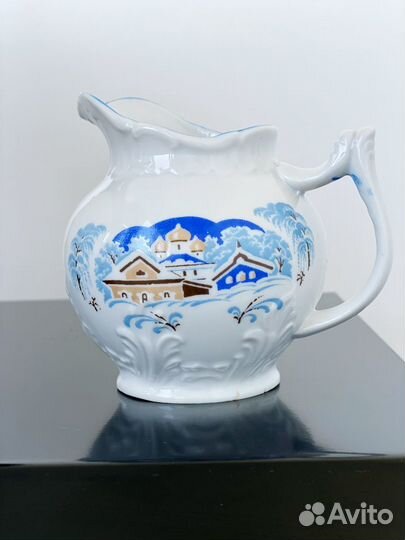 Молочник от сервиза «Зима» Вербилки СССР