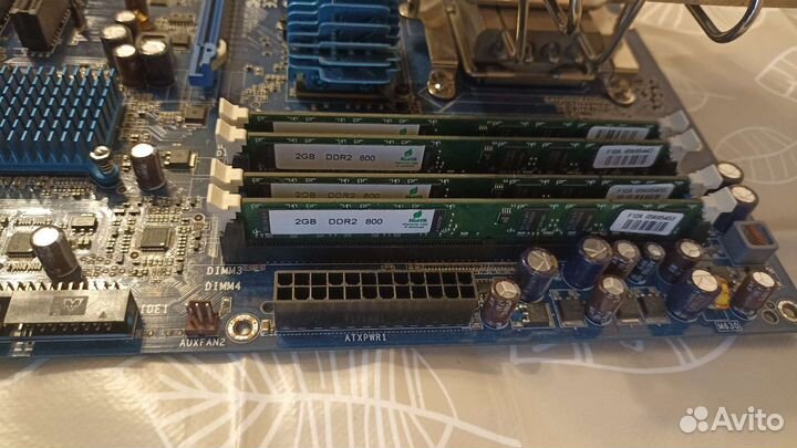 Материнская плата 775 (комплект для сборки пк)